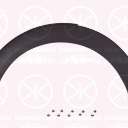 Flaring, wing, Plastic, Right Front, 51774824398 (BMW), 51777300820 (BMW)