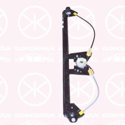 Window Regulator, OE-type, without electric motor, Electric, Left Front, 44 08 554 (OPEL), 77 00 311 820 (RENAULT), 80701 00QAL (NISSAN), 91165704 (OPEL)