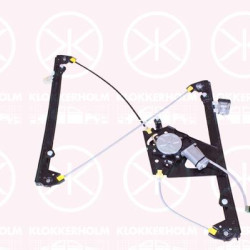 Window Regulator, 2-dr, with electric motor, Electric, Left, 9673154780 (PEUGEOT), 9806088480 (PEUGEOT)