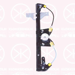 Window Regulator, without electric motor, Electric, Right Rear, 9677737280 (PEUGEOT), 9826080380 (PEUGEOT)