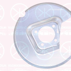 Splash Guard, brake disc, Rear Axle Right, for brake disc diameter [mm]: 290, 3637372 (OPEL), 98 071 123 80 (PEUGEOT), 9807112380 (OPEL), 9807112380 (CITROEN)