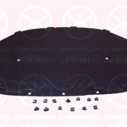 Engine Compartment Noise Insulation, Centre Section, Fitting Position: Bonnet, 5E0 863 831A (SKODA), 5E0863831 (SKODA)