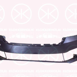 Bumper, Front, Smooth, with hole(s) for washer nozzle, 3V0807218F (SKODA), 3V0807218G (SKODA)