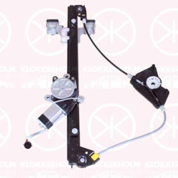 Window Regulator, 3-drs, with electric motor, Electric, Right Front, 1S3 837 462A (VW)
