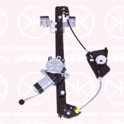 Window Regulator, 5-drs, with electric motor, Electric, Right Front, 1S4 837 462 A (VW)