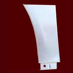 Wing, Left Front, Repair Panel, Rear Section, Lower Section, Zinc-coated, 