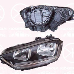 Headlight, Left, Illuminance [lx]: 17.5, H7, H15, with motor for headlamp levelling, 517 941 005A (VW), 517 941 005B (VW), 517 941 005C (VW)