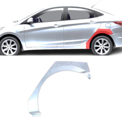 Hyundai Accent (10-) Tagumine kaar (vasakul), 40B1834K, 3151581, Hyundai Accent (2010- 2017) Galinė arka