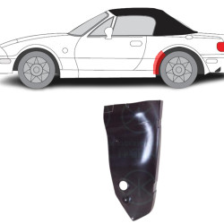 Mazda MX-5 (89-) Hinterer Innenbogen (links), Vidinės arkos, 452483-2, 5903107084247, MX5, Mazda MX-5 Galinė vidinė arka, Vidinės arkos, MX5