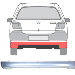 Toyota Yaris (99-) Rear reinforcement, balkis, 58381 52020, Toyota Yaris galinis pastiprinimas, balkis