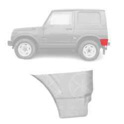 Suzuki SJ140 (84-) Šono skarda (kairė), Suzuki Samurai šono skarda