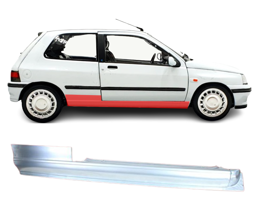 Renault Clio (90-) Slenkstis (2D, dešinė), slenksčiai, Renault Clio slenkstis, 600642, 672022, 4337102, 5901532166064, slenksčiai, Renault Clio slenkstis, 600642, 672022, 4337102, 5901532166064