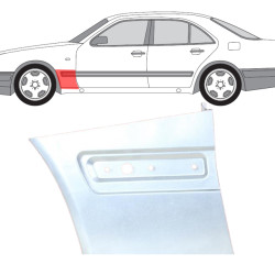 MB W210 (95-) Bottom of front fender (left), MB W210 Priekinio sparno apačia