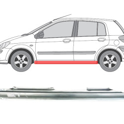 Hyundai Getz (02-) Slenkstis (kairė), 404241-1, Hyundai Getz (2002- 2011) Slenkstis