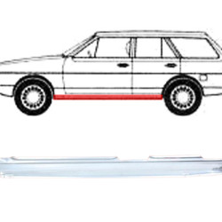 VW Passat (80-) Terskel (4D, venstre), VW Passat dalys, 58 30 103, 323 809 675, 425041, 954341-1, 323809675, 5901532224665, VW Paasat B2, slenkstis, slenkstis, VW Passat dalys, 58 30 103, 323 809 675, 425041, 954341-1, 323809675, 5901532224665, VW Paasat B2