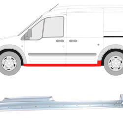 Ford Transit Connect (03-/06-/09-) Slenkstis (ilgo, 4D, kairė), ford Transit Connect 2003 slenkstis, 5 127 995, 9T16 V10131 DB, 9T16V10131DB, 325641-1, 5901532821024, ford Transit Connect 2003 slenkstis, 5 127 995, 9T16 V10131 DB, 9T16V10131DB, 325641-1, 5901532821024