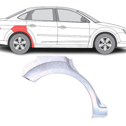 Ford Focus (04-) Wheelarch (rear, R), Galinės arkos, Ford Focus galinė arka, 320284-4, 1863148, 5901532688900, Galinės arkos