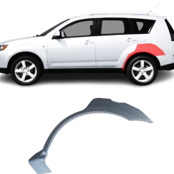 Mitsubishi Outlander (07-) Aizmugurējā arka (pa kreisi), Mitsubishi Outlander 2007- 2012 Galinė arka