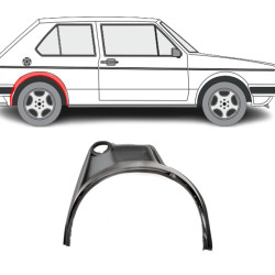 VW Golf 1 (74-) Iekšējā arka (pa labi), VW Jetta, VW Golf 1, Vidinė arka, 155 803 436A (VW), 155803436E (VW), VW Jetta, VW Golf 1