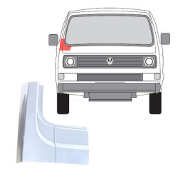 VW T3 (79-) Vējstikla rāmja stūris (pa labi), 