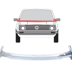 VW Golf 2 (83-) Dalis po priekiniu stiklu, 191 817 115, 450070, 953403-0, 5812652, VW Golf 2 dalis po priekiniu stiklu