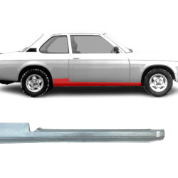 Ascona/Manta B/Cavalier (75-) Slenkstis (2D, dešinė), slenksčiai, slenkstis, Opel Ascona, Opel Manta B, Vauxhall Cavalier, slenksčiai, slenkstis