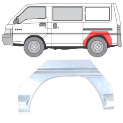 Mitsubishi L300 (86-) Aizmugurējā arka (pa kreisi), 528183-5, 3251145, Mitsubishi L300 (1986- 2012) Galinė arka