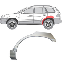 Hyundai Santa Fe (01-) Tagumine kaar (vasakul), 40508351, Hyundai Santa Fe 2001- 2006 Galinė arka