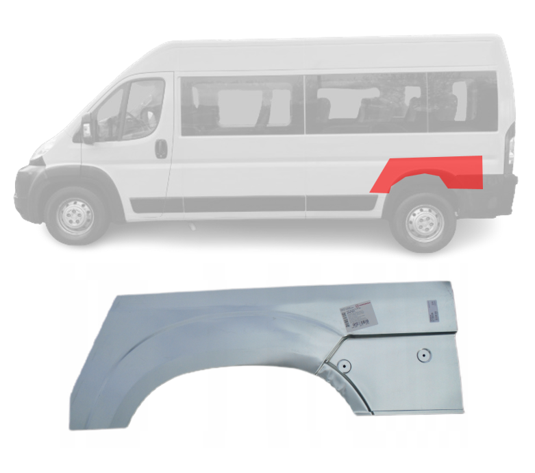 Ducato/Jumper/Boxer (06-) Galinė arka (viršus, kairė), Citroen Jumper, Fiat Ducato šono skarda, 577083-3, Citroen Jumper, Fiat Ducato šono skarda