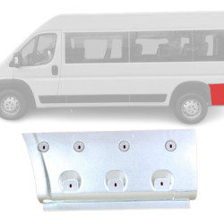 Ducato/Jumper/Boxer (06-) Sidepanel bak rattet (lang, venstre), Fiat Ducato/Citroen Jumper/Peugeot Boxer 2006- 2014 Šono skarda už rato