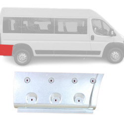 Ducato/Jumper/Boxer (06-) Sidepanel bak rattet (langt, høyre), Fiat Ducato/Citroen Jumper/Peugeot Boxer 2006- 2014 Šono skarda už rato