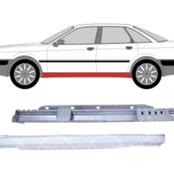 Audi 80 (86-) lävi (4D, vasakul), 893 803 761B (AUDI)