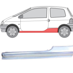 Renault Twingo (93-) Schwelle (2D, links), slenksčiai, 600341, 5901532165241, Renault Twingo Slenkstis, slenksčiai, 600341, 5901532165241, Renault Twingo Slenkstis