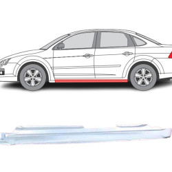 Ford Focus (04-) / C-Max (03-) lävi (4D, vasak), slenksčiai, Ford Focus slenkstis, 320241-1, 320242-1, 1863103, 5901532688870, Focus C-max, c max, slenksčiai, Ford Focus slenkstis, 320241-1, 320242-1, 1863103, 5901532688870, Focus C-max, c max