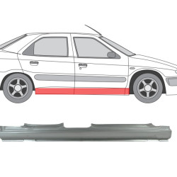 Citroen Xsara (97-) Slenkstis (5D, dešinė), slenksčiai, Citroen Xsara slenkstis, 7010 G9, 232642-1, 5901532035827, slenksčiai, Citroen Xsara slenkstis