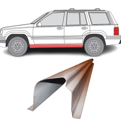 Jeep Grand Cherokee (93-) Door sill (L=R), slenksčiai, 240541-1, 5901532592122, Jeep Grand CHerokee slenkstis, slenksčiai, 240541-1, 5901532592122, Jeep Grand CHerokee slenkstis