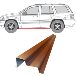 Jeep Grand Cherokee (98-) Slenkstis (K=D, vidinis), slenksčiai, Jeep Grand CHerokee slenkstis, 240641-3, 5901532894752, slenksčiai, Jeep Grand CHerokee slenkstis, 240641-3, 5901532894752