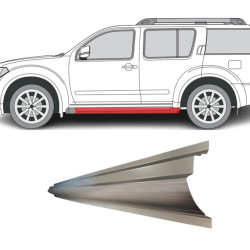 Nissan Pathfinder (04-) Tærskel (venstre/højre), Nissan Pathfinder (2004- 2013) Galinės arkos viršutinė dalis, 278241-2, Nissan Pathfinder (2004- 2013) Galinės arkos viršutinė dalis, 278241-2