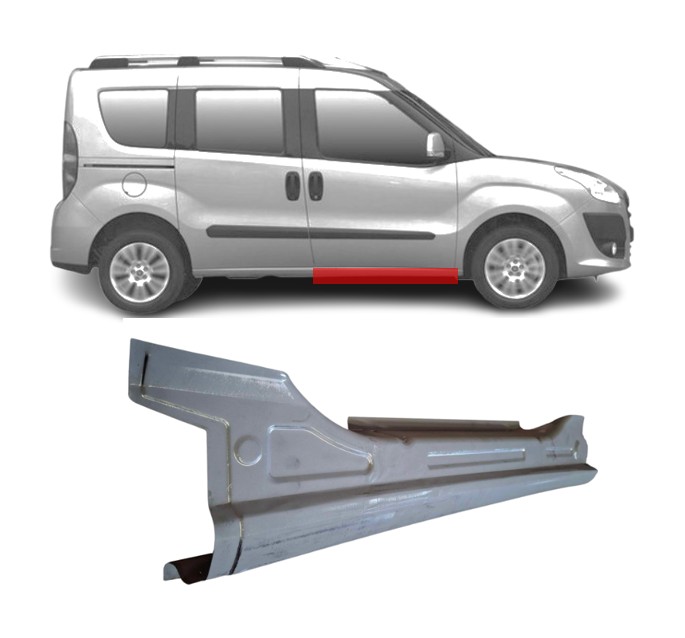 Fiat Doblo (10-) Slenkstis (dešinė), 
