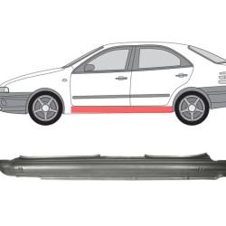 Bravo/Brava/Marea (95-) Slenkstis (4D, kairė), slenksčiai, 301841-1, 0000005896020, 5896020, 5901532064322, Fiat Brava slenkstis, Fiat Marea slenkstis, slenksčiai, Fiat Brava slenkstis, Fiat Marea slenkstis