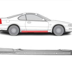 Honda Prelude (92-) Door sill (R), slenksčiai, Honda Prelude slenkstis, 382442, 5901532556285, slenksčiai