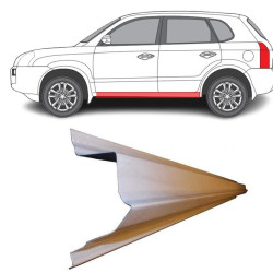 Hyundai Tucsoni (04-) lävi (K=D), slenksčiai, 404741-1, 5901532563528, Hyundai Tucson slenkstis, slenksčiai