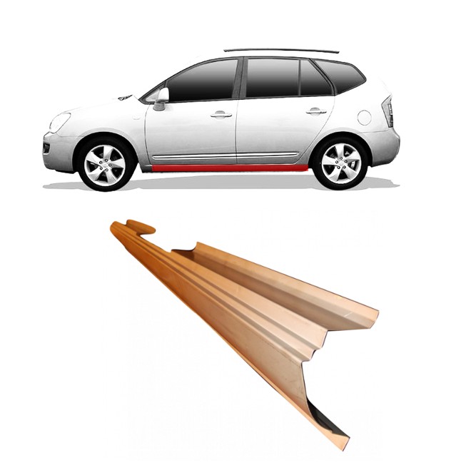 Kia Carens (06-) Slenkstis (kairė), slenksčiai, Kia Carens slenkstis, 414841-1, slenksčiai, Kia Carens slenkstis