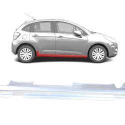 Citroen C3 (09-) Threshold (4-door, right), 7010Z9