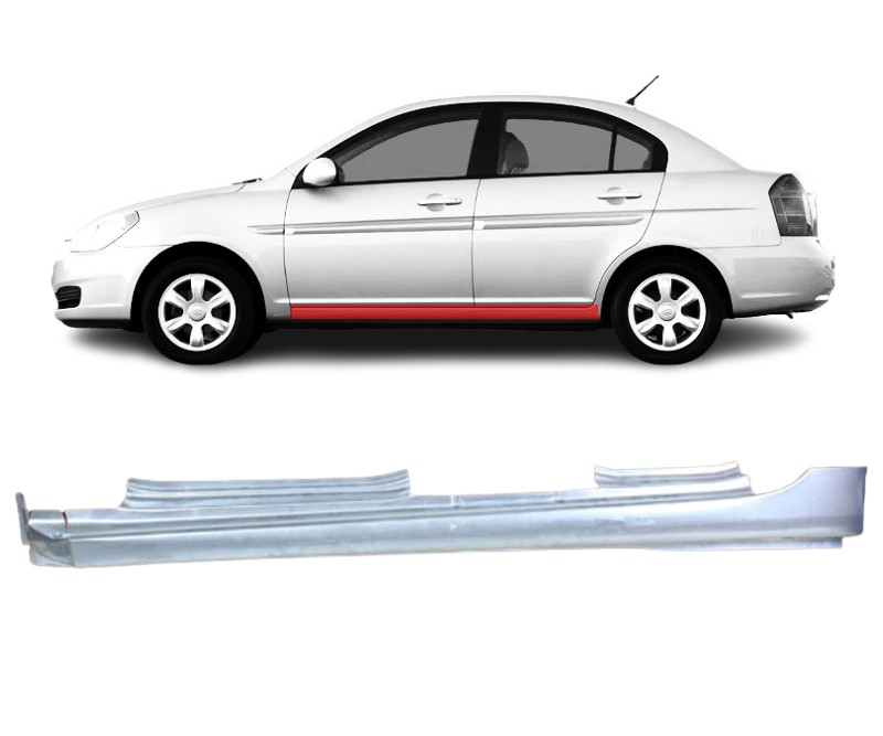 Hyundai Accent (10-) Slenkstis (kairė), 40B1411K, 3151011, Hyundai Accent (2010- 2017) Slenkstis