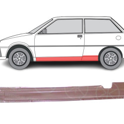 Mitsubishi Colt (82-) threshold (2 doors, left), MMB312827 (MITSUBISHI)