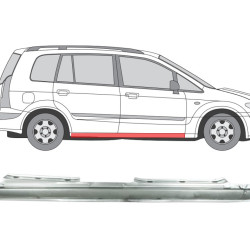 Mazda Premacy (99-) Slenkstis (dešinė), Mazda Premacy slenkstis, 455542