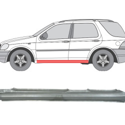 MB W163 (98-) Schwelle (links), slenksčiai, 504441, 5901532808674, MB ML W163 Slenkstis, slenksčiai