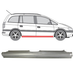Opel Zafira (99-) Schwelle (rechts), slenksčiai, 556042, 5901532149302, Opel Zafira slenkstis, slenksčiai, Opel Zafira slenkstis, 556042, 5901532149302