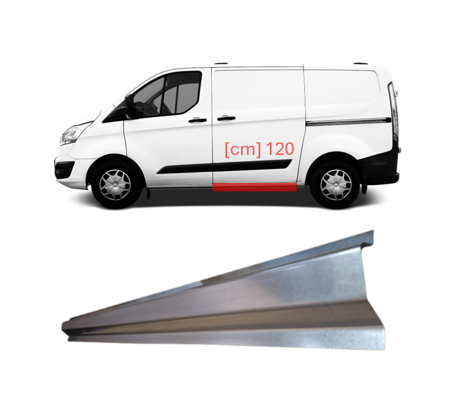 Ford Transit Custom (13-) Slankiojančių durų slenkstis (kairė), 